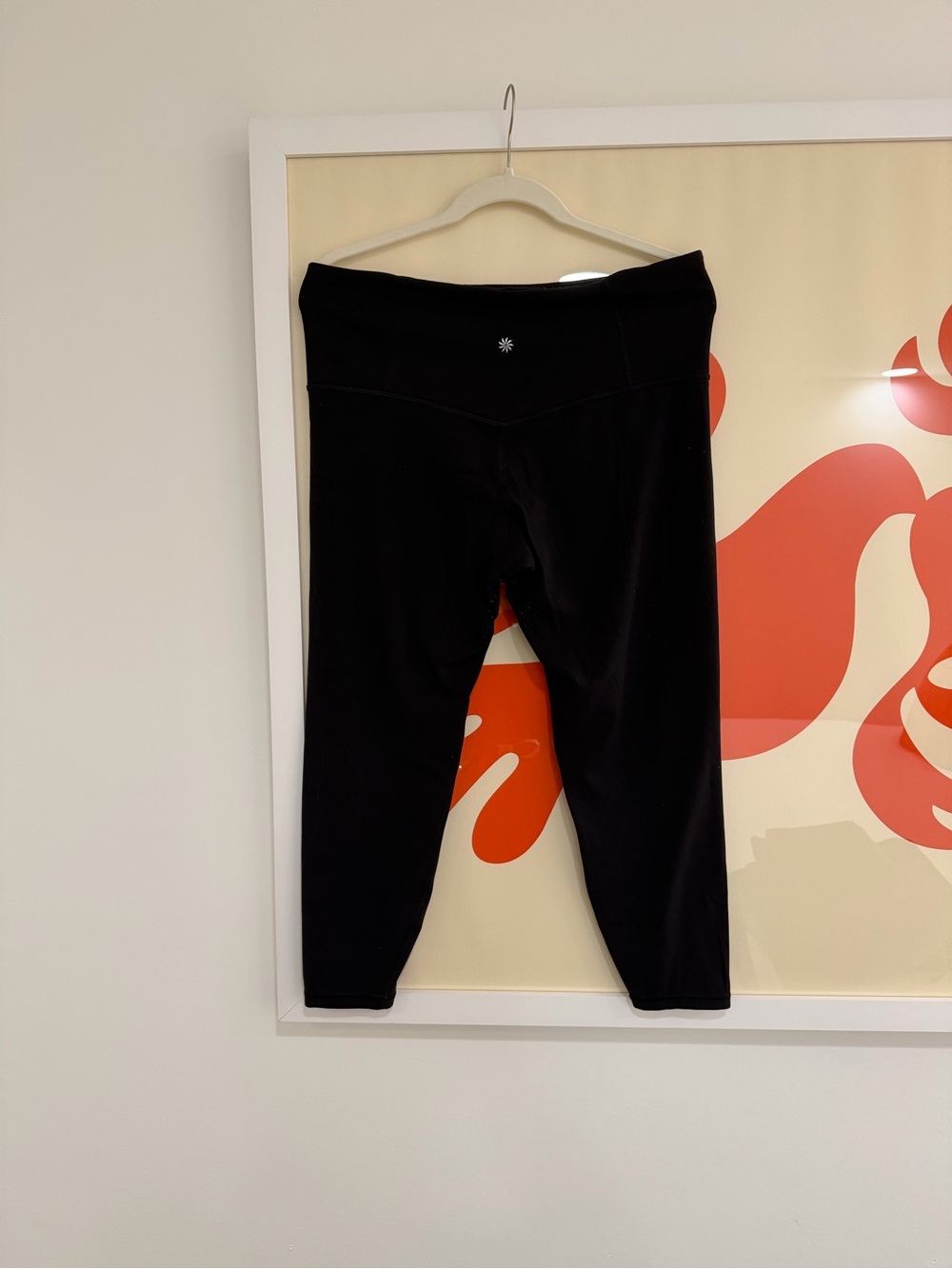 Athleta Salutation Stash High Rise Crop Black Leggings 1X